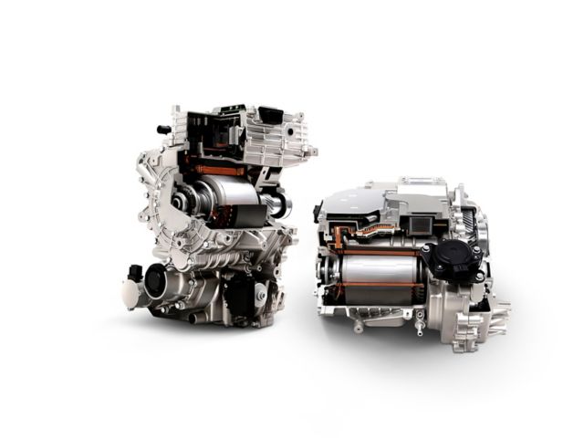 Dva silné elektromotory elektromobilu Hyundai IONIQ 5 s výkonem 305 koní.